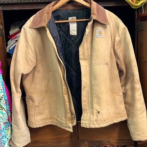 Vintage Carhartt Canvas Quilted Lined Jacket